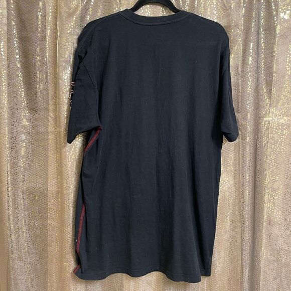 Affliction Black Radar Tech Mens T-Shirt, XL - Picture 2 of 9